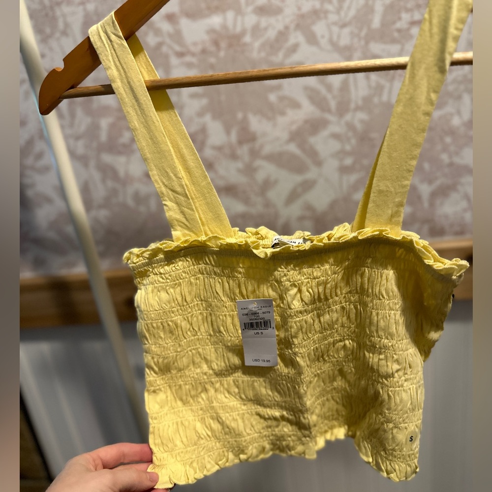 Yellow American Eagle tank